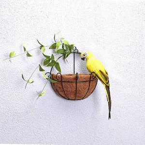 25/35cm Handmade Simulation Parrot Creative Feather Lawn Figurine Ornament Animal Bird Garden Bird Prop Decoration