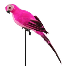 Load image into Gallery viewer, Handmade Simulation Parrot Garden Decor Creative Feather Lawn Foam Figurine Ornament Animal Bird Fence Bird Prop Decoration